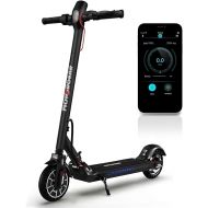 Hurtle Folding Electric Scooter for Adults-300W Brushless Motor Foldable Commuter Scooter w/8.5 Inch Pneumatic Tires,3 Speed Up to 19MPH,18 Miles,Disc Brake&ABS,for Adult&Kids-Hurtle HURES18-M5, Black