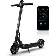 Hurtle Folding Electric Scooter for Adults - 300W Brushless Motor Foldable Commuter Scooter w/ 8.5 Inch Pneumatic Tires, 3 Speed Up to 19MPH, 18 Miles, Disc Brake & ABS, for Adult & Kids