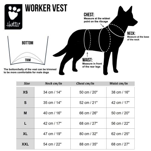  Hurtta Worker Vest, Hunting/Sportsman Dog Vest