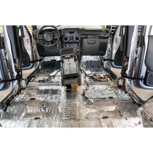  HushMat Super Bulk Sound-Deadening Kit with Stealth Black Foil, 36 Square Feet