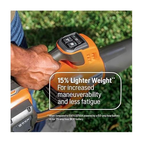  Husqvarna Leaf Blaster 350iB Battery Powered Cordless Leaf Blower, 200-MPH 800-CFM Battery Leaf Blower with Brushless Motor and Quiet Operation, 40V Lithium-Ion Battery and Charger Included
