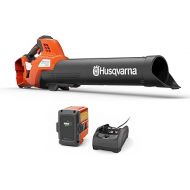 Husqvarna 230iB Battery Powered Cordless Leaf Blower, 136-MPH 650-CFM Electric Leaf Blower with Brushless Motor and Quiet Operation, 4 Ah Battery and Charger Included