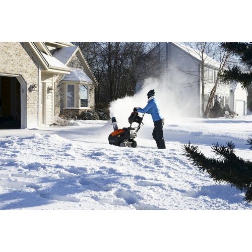  Husqvarna 961830002 136cc Single Stage Snow Thrower, 21-Inch