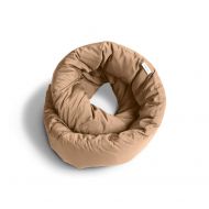 Huzi Infinity Pillow - Design Power Nap Pillow, Travel and Neck Pillow (Tan)