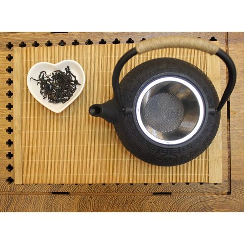  HwaGui Hwagui Best Japanese Cast Iron Teapot and Tea Kettle with Stainless Steel Infuser for Stove Top 600ml/20oz