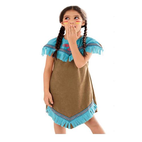  Hydra Costume Little Girls Native American Indian Fancy Costume Girls Indian Maiden Costume