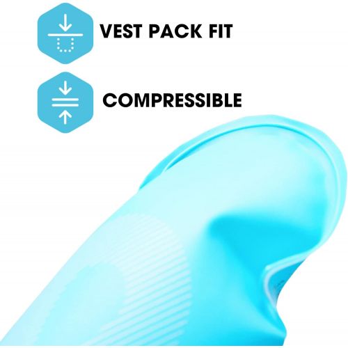  Hydrapak SoftFlask 150ml - Collapsible Trail Running Vest Soft Gel Flask Bottle - (150 ml/5 oz)
