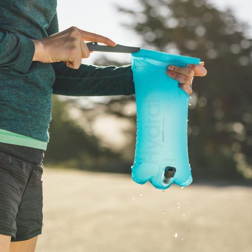  HydraPak Velocity Light-Weight Water Bladder/Reservoir for Running Hydration Vests, 1.5-Liter (50 oz.), Reversible for Easy Cleaning, Safe & Reliable