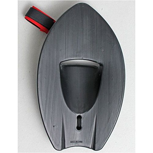  Hydro Bodysurfing Handboard (Single), Black with deluxe padded wrist leash. One size fits all. Super durable and floats