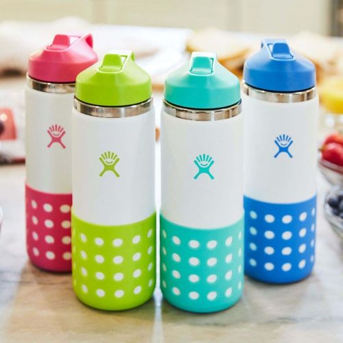  Hydro Flask 20 oz Wide Mouth Straw Lid/Boot - Kids CampSaver