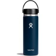 Hydro Flask Stainless Steel Wide Mouth Water Bottle with Flex Cap and Double-Wall Vacuum Insulation