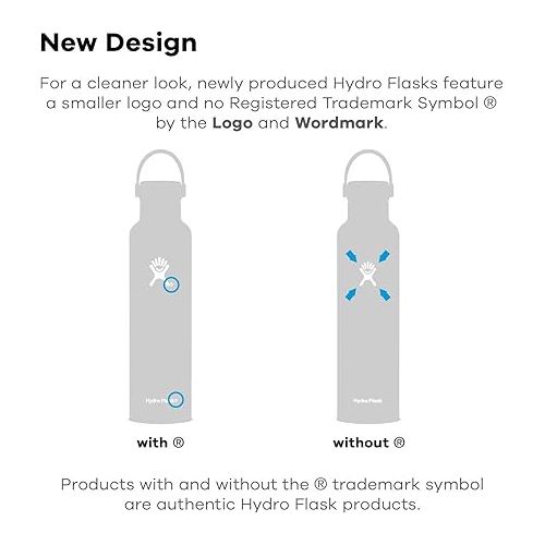  Hydro Flask Water Bottle - Standard Mouth Flex Lid - 21 oz, Spearmint