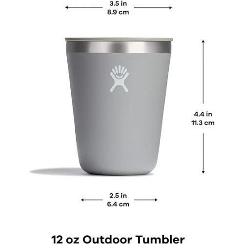  Hydro Flask Outdoor Kitchen Tumbler - Stainless Steel Dinnerware Reusable Camping Gear Mess Kit Cup - Dishwasher Safe, BPA-Free, Non-Toxic