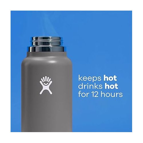  Hydro Flask Wide Mouth Bottle with Flex Cap, Seagrass, 32 oz