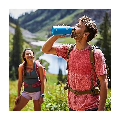  Hydro Flask Wide Mouth Bottle with Flex Cap, Seagrass, 32 oz