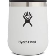 Hydro Flask 10 oz Wine Tumbler - Stainless Steel & Vacuum Insulated - Press-in Lid - White