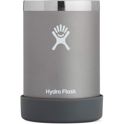  Hydro Flask Can Cooler Cup - Stainless Steel & Vacuum Insulated - Removable Rubber Boot - 12 oz, Graphite