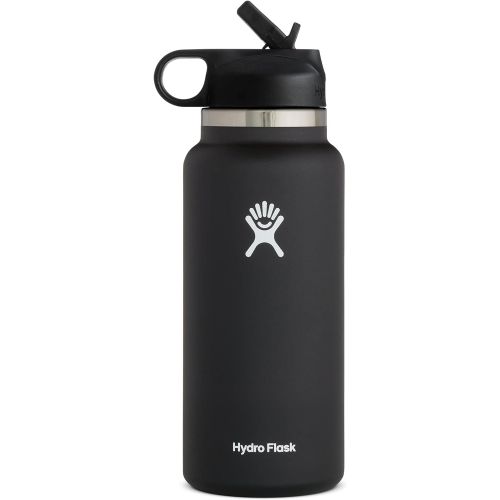  Hydro Flask Water Bottle - Wide Mouth Straw Lid 2.0 - Multiple Sizes & Colors