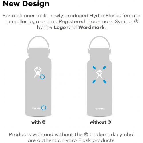  Hydro Flask Water Bottle - Wide Mouth Straw Lid 2.0 - Multiple Sizes & Colors