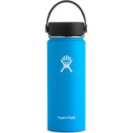 Hydro Flask Water Bottle - Stainless Steel & Vacuum Insulated - Wide Mouth with Leak Proof Flex Cap - 18 oz, Pacific