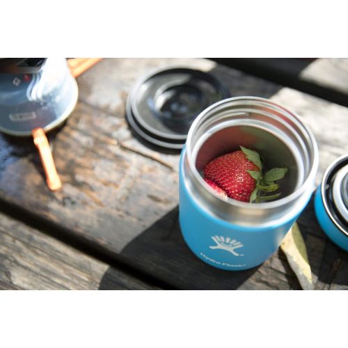  Hydro Flask Food Flask Thermos Jar - Stainless Steel & Vacuum Insulated - Leak Proof Cap - 12 oz, Watermelon