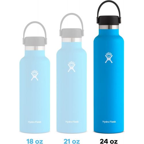  Hydro Flask Water Bottle - Standard Mouth Flex Lid - Multiple Sizes & Colors