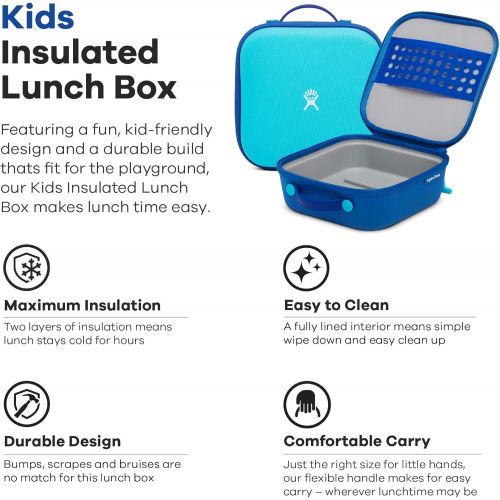  Hydro Flask Lightweight Insulated Kids Lunch Box - 3.5 L, Ocean/Whale