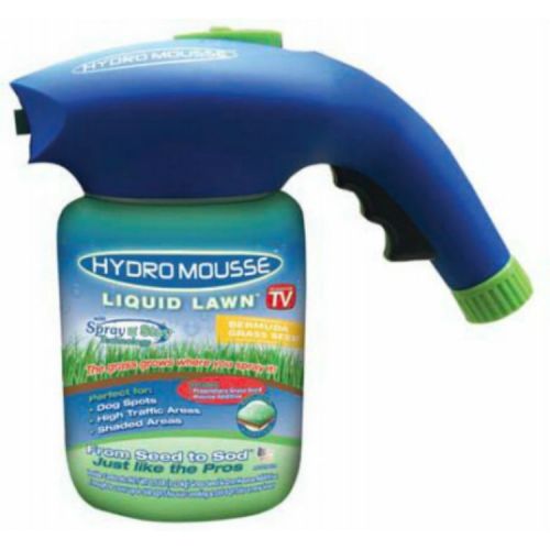  Hydro Mousse 17000-6 Liquid Lawn Bermuda Grass Seed, Spray-n-Stay, As Seen On TV