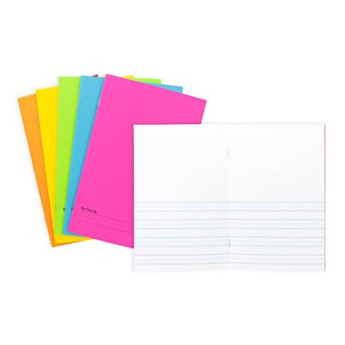  Hygloss Products Hygloss Paperback Blank Story Books for Children - Write & Illustrate Stories - Great Activity for Classroom, Home & More - 6 Vibrant Colors - 5.5 x 8.5, Pack of 24