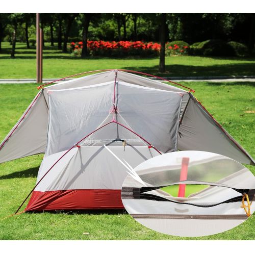  Hyke Luxe Tempo Ultralight 2 Person Tent 3.5LB Dome Backpacking Tent Silnylon