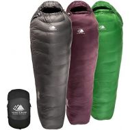 Hyke & Byke Katahdin Hiking & Backpacking Sleeping Bag 4 Season, 625FP Ultralight Sleeping Bag Water Resistant