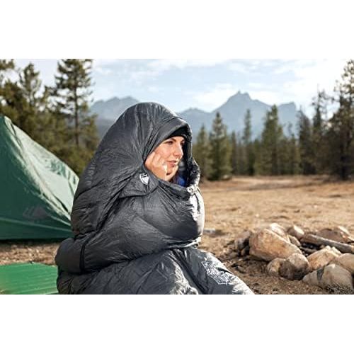  Hyke & Byke Katahdin Hiking & Backpacking Sleeping Bag 4 Season, 625FP Ultralight Sleeping Bag Water Resistant