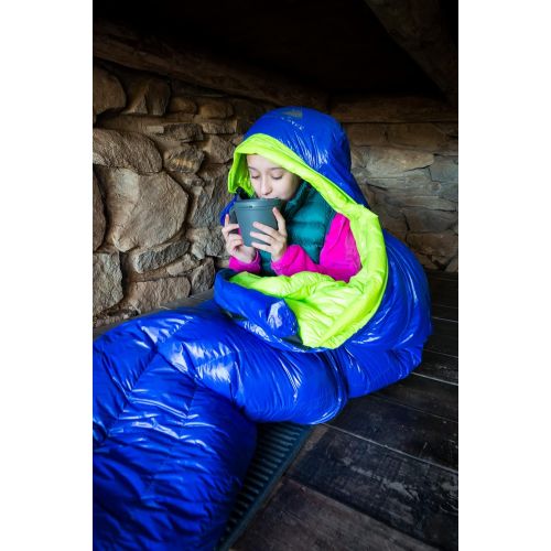  Hyke & Byke Eolus 15 F Hiking & Backpacking Sleeping Bag - 3 Season, 800FP Goose Down Sleeping Bag - Ultralight