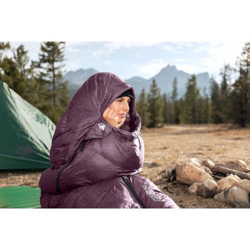  Hyke & Byke Katahdin Hiking & Backpacking Sleeping Bag - 4 Season, 625FP Ultralight Sleeping Bag - Water Resistant
