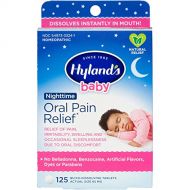 [아마존베스트]Hylands Baby Nighttime Oral Pain Relief Tablets with Chamomilla, Soothing Natural Relief...