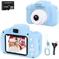 Digital Camera for Kids,hyleton 1080P FHD Kids Digital Video Camera with 2 Inch IPS Screen and 32GB SD Card for 3-10 Years Boys Girls Gift (Light Blue)