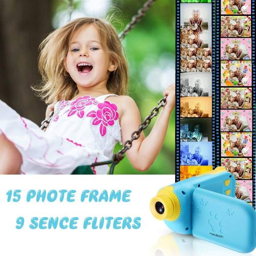  [아마존베스트]Video Camera for Kids, hyleton 1080P FHD Digital Kids Camera Camcorder Video Recorder with 2.4 Screen for Age 3-10