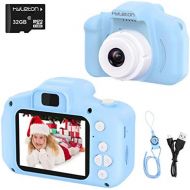 [아마존베스트]Digital Camera for Kids,hyleton 1080P FHD Kids Digital Video Camera with 2 Inch IPS Screen and 16GB SD Card for 3-10 Years Boys Girls Gift (Light Blue)