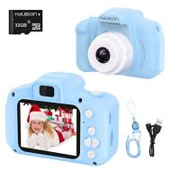[아마존베스트]Digital Camera for Kids,hyleton 1080P FHD Kids Digital Video Camera with 2 Inch IPS Screen and 32GB SD Card for 3-10 Years Boys Girls Gift (Light Blue)