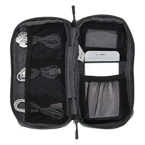  [아마존베스트]Hynes Eagle Cord Organizer Small Electronics Case Gadget Pouch Phone Accessories Storage Bag Space