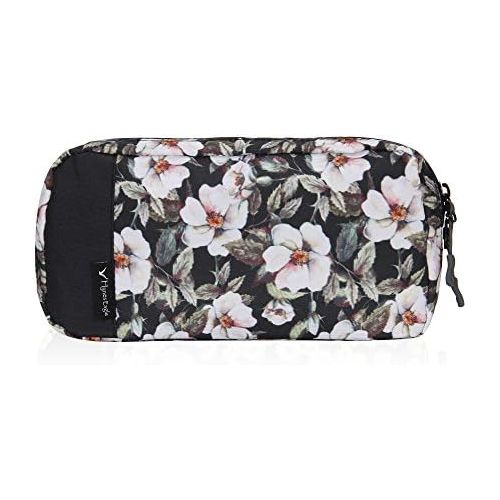  [아마존베스트]Hynes Eagle Cord Organizer Small Electronics Case Gadget Pouch Phone Accessories Storage Bag White Rose