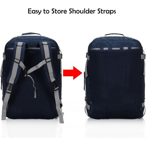  [아마존베스트]Hynes Eagle 38L Flight Approved Weekender Carry on Backpack