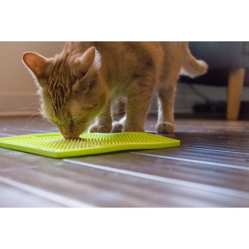  Hyper Pet Lickimat Slow Feeder Dog Mat & Boredom Buster (Perfect For Dog Food, Dog Treats, Yogurt, or Peanut Butter) [Fun Alternative to a Slow Feed Dog Bowl], Available in a Varie