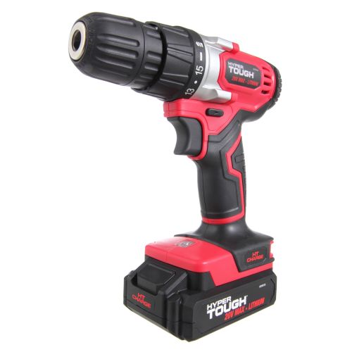  Hyper Tough HT Charge 20-Volt Max Lithium Ion Cordless Drill-Driver, AQ75034G