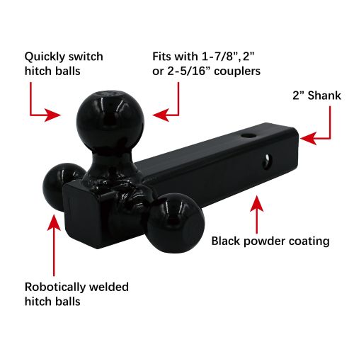  Hyper Tough TRIPLE BALL MOUNT