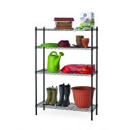 Hyper Tough 4 Tier Wire Shelving Rack, SilverZinc, 14Dx36Wx54H