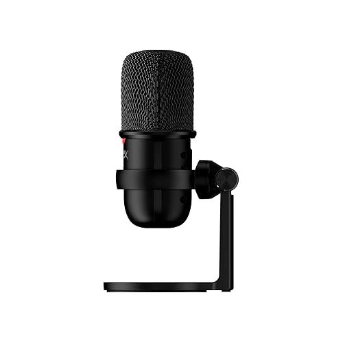  HyperX SoloCast - USB Condenser Gaming Microphone, for PC, PS4, PS5 and Mac, Tap-to-Mute Sensor, Cardioid Polar Pattern, great for Streaming, Podcasts, Twitch, YouTube, Discord,Black