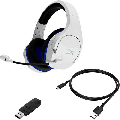  HyperX Cloud Stinger Core Wireless Gaming Headset (White/Blue)
