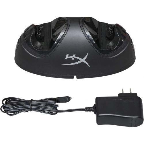  HyperX Chargeplay Duo - Controller Charging Station for Playstation 4. Charges Two DUALSHOCK 4 Controllers Via The Ext Port. Sony PS4/ Pro/ PS4 Slim DUALSHOCK 4 Controller Charger