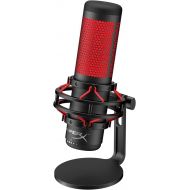 HyperX QuadCast - USB Condenser Gaming Microphone, for PC, PS4 and Mac, Anti-Vibration Shock Mount, Four Polar Patterns, Pop Filter, Gain Control, Podcasts, Twitch, YouTube, Discor
